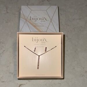 Pink Necklace and Earring Set